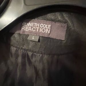 Black Leather jacket in used condition signs of wear, see photos
